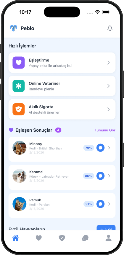 Peblo App Screenshot
